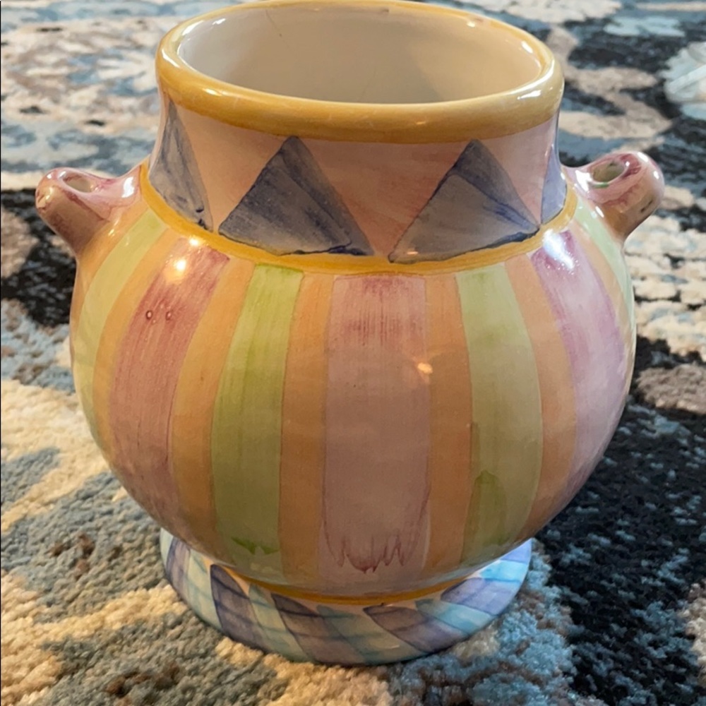 MacKenzie childs clay pot